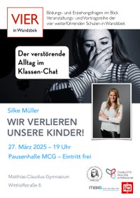 Vortrag "Wir verlieren unsere Kinder"